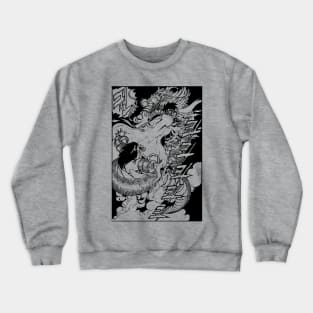 Street Fighter - Ryu vs. Blanka - Korean Manga Version Crewneck Sweatshirt